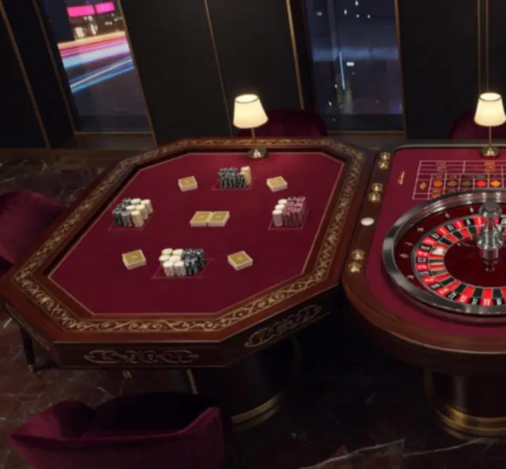 Mobilne stoły do pokera, ruletki i blackjacka przygotowane na event rozrywkowy RGO