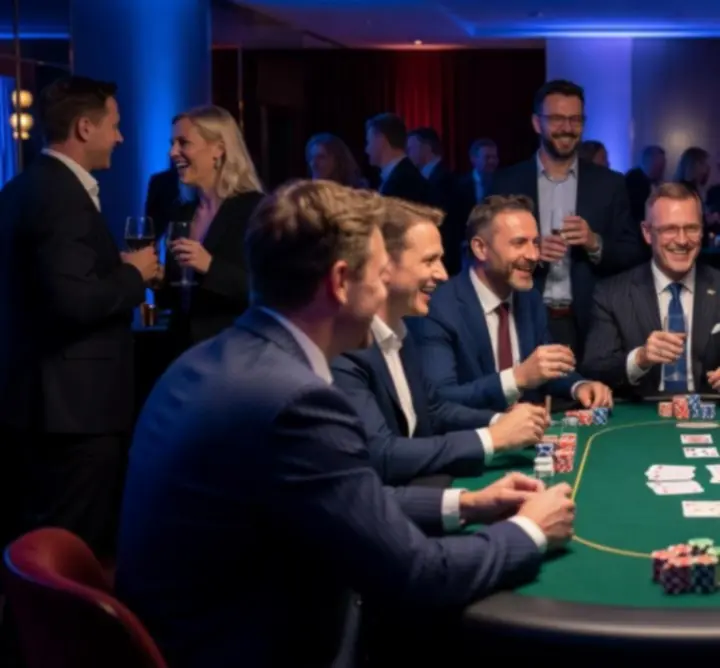 Mobilny poker podczas imprezy firmowej zorganizowanej przez RGO